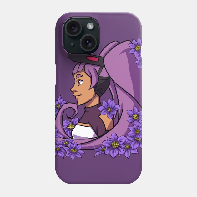 Clematis Entrapta Phone Case by NightGlimmer