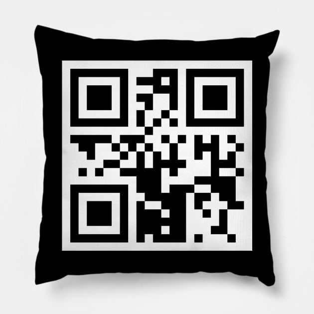 QR Code : You are CUTE! Pillow by greytiger