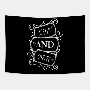 Jesus and Coffee Tapestry