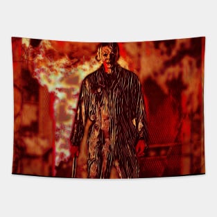 BOOGEYMAN HALLOWEEN Tapestry