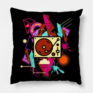 Turntable Art Pillow