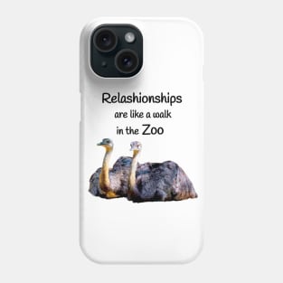 Relashionship Funny Positive Motivational quote Phone Case