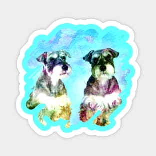 Miniature Schnauzer dogs Magnet
