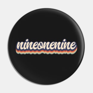 Nine One Nine Vintage 919 Raleigh North Carolina Pin