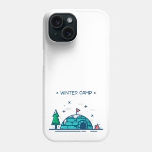 Winter Camp Iglo Phone Case