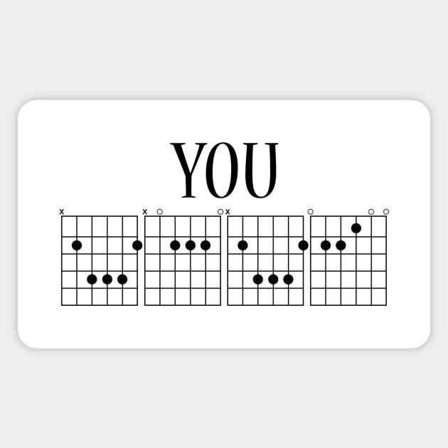 You Babe Guitar Chords Guitar Sticker Teepublic,Room Surprise Simple Birthday Decoration Ideas At Home For Husband