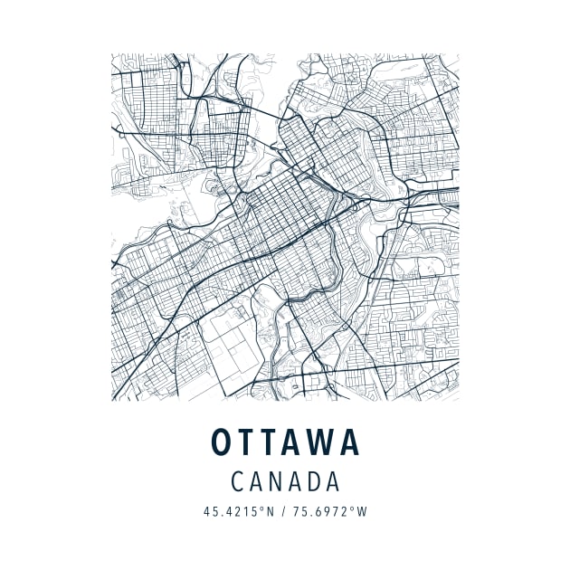 ottawa simple map by boy cartograph