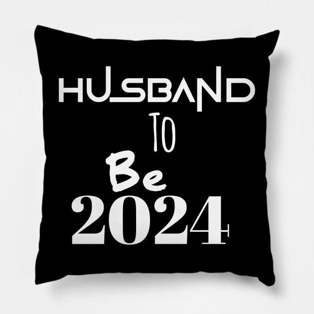 Husband to be in 2024 Pillow by Spaceboyishere