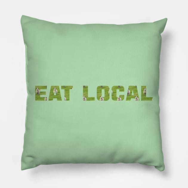 EAT LOCAL ... Mutton Pillow by LochNestFarm