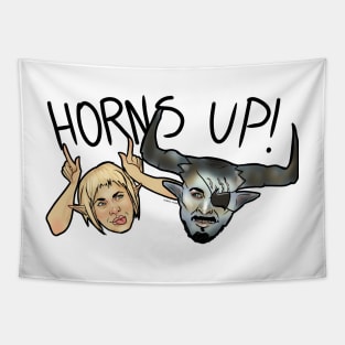 Horns Up Tapestry