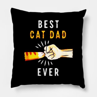 Best Cat Dad Ever Pillow