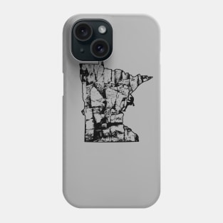 Rock Climbing Minnesota Rock Climber State Map Phone Case