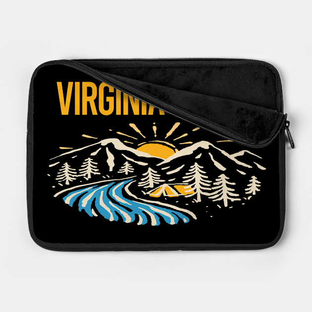 Discover Nature Landscape Virginia Beach - Virginia Beach - Laptop Case