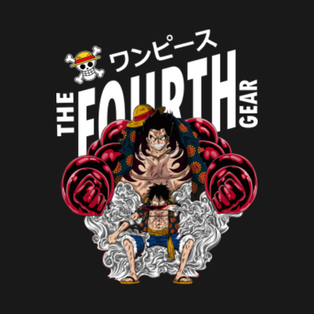 luffy fourth gear luffy t shirt teepublic