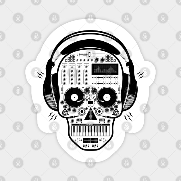 DJ Skull Magnet by Exclusive Ape