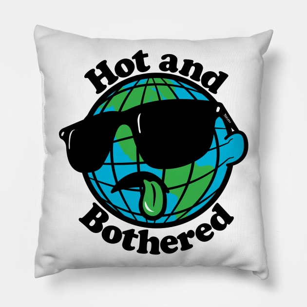 Hot and Bothered Pillow by TeeLabs