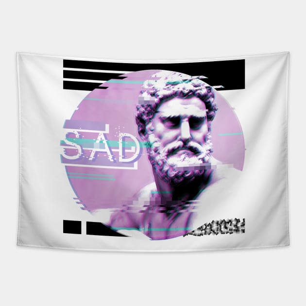 aesthetic SAD Tapestry by FandomizedRose