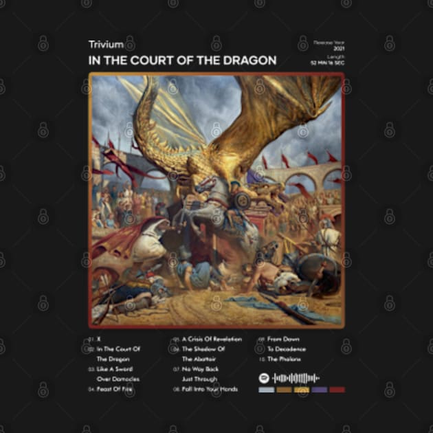 Trivium - In The Court Of The Dragon Tracklist Album by 80sRetro