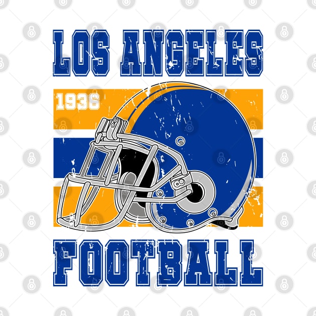 Los Angeles Retro Football by Arestration