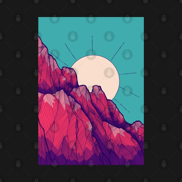 The rose red peak by Swadeillustrations