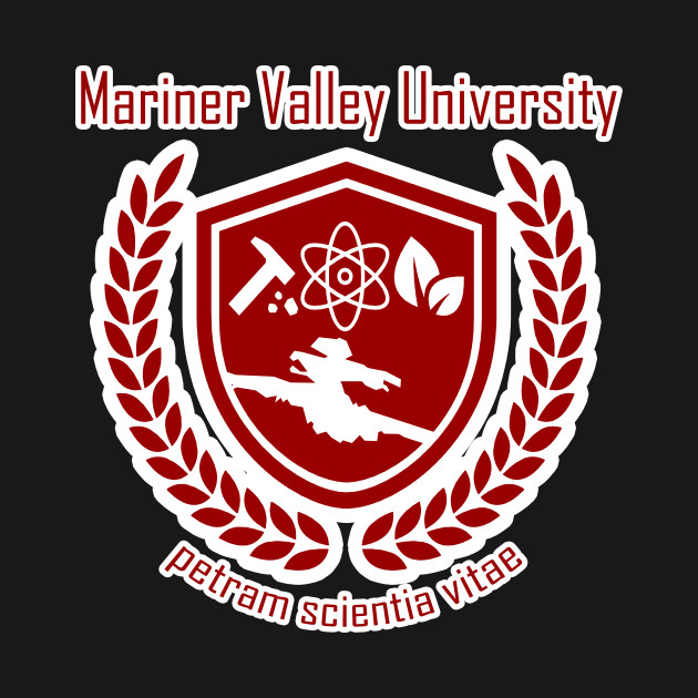 Discover Mariner Valley University - Mars - T-Shirt