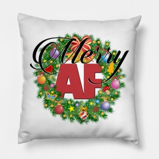 Merry AF Pillow