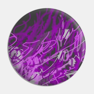 Royalty Purple abstract digital art Pin