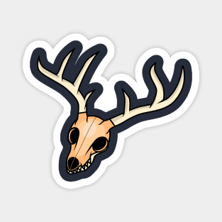 Cartoon Deer Skull Magnet