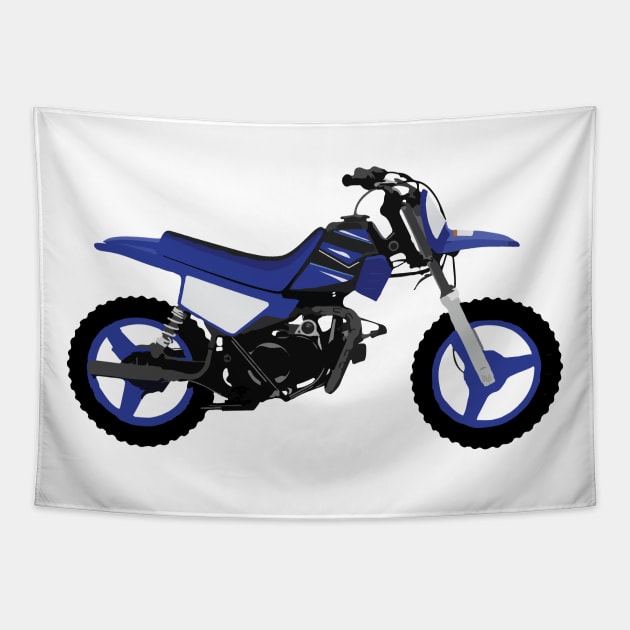 Motorcycle Yamaha PW50 Tapestry by WiredDesigns