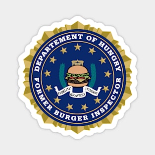 F.B.I Former Burger Inspector Magnet