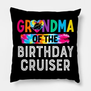 It's My Birthday Cruise Grandma Of The Birthday Cruiser Pillow