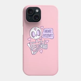 Radiate positivity Phone Case