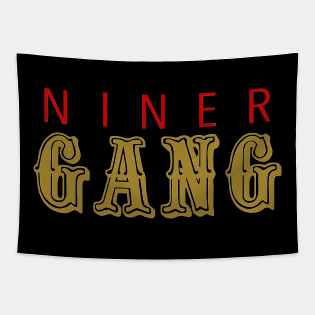 Niner Gang Tapestry by FanSwagUnltd