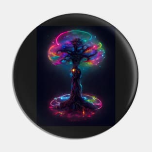 Cosmos Wishing Tree of Life and Dreams Pin