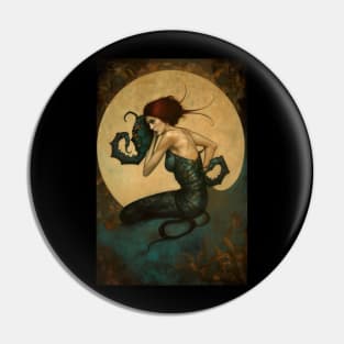 Scorpio the Scorpion Zodiac Illustration Pin