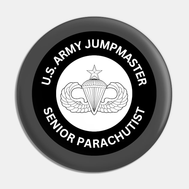 Army Senior Jump Wings - Airborne Jumpmaster Pin by Desert Owl Designs