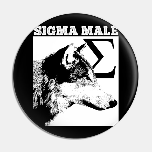 Sigma Male Pin by giovanniiiii