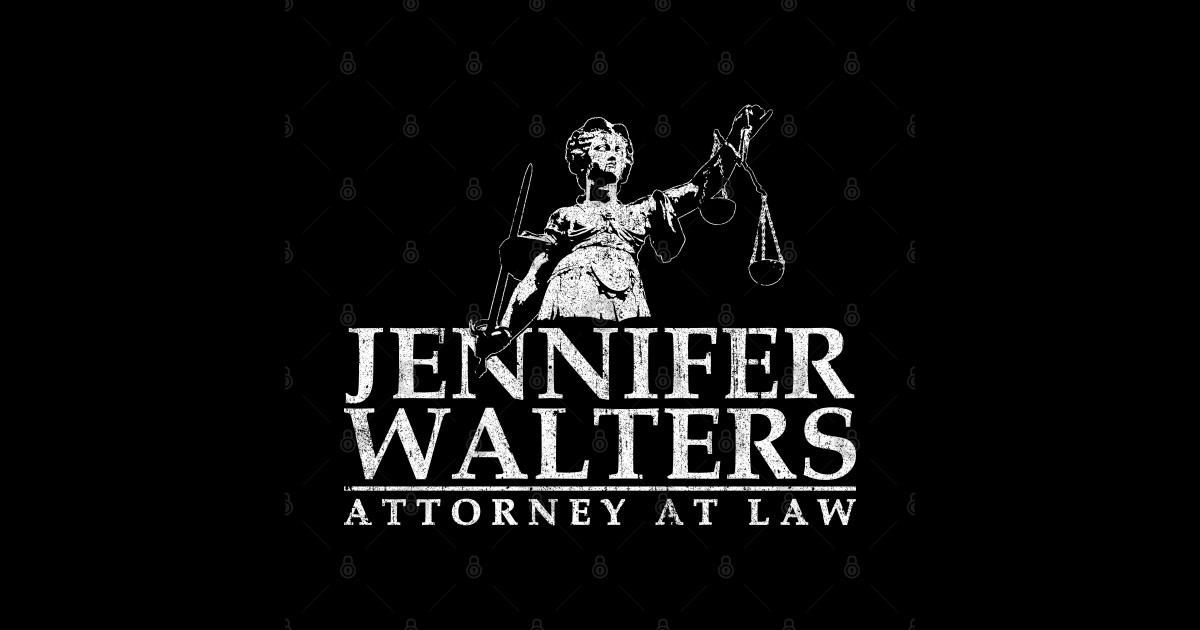 Jennifer Walters Attorney At Law Shehulk Sticker TeePublic