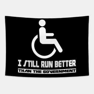 Wheelchair Disability Gift Funny Handicap Tapestry