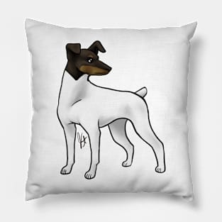 Dog - Japanese Terrier - Black and Tan Pillow