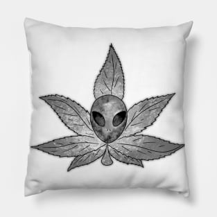 Alien Nabis - Black and White Pillow