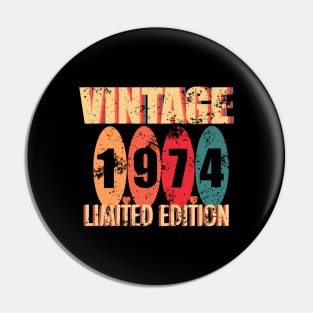 Vintage 1974 Limited Edition Pin