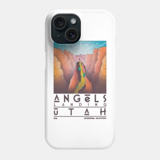 Angels landing, Utah, USA Phone Case