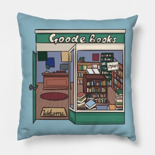 Goode Books Bookstore Pillow