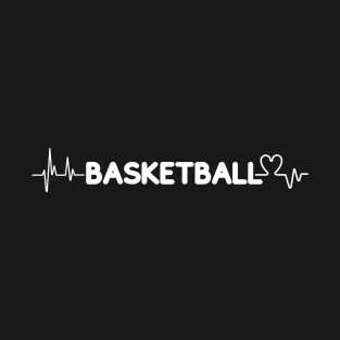 Basketball Heartbeat Shirt T-Shirt