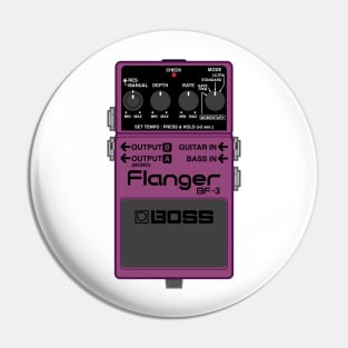 Boss BF-3 Flanger Guitar Effect Pedal Pin