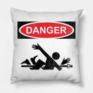 DANGER ROTATING MACHINERY Pillow