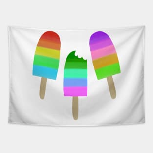 Rainbow Popsicles Tapestry