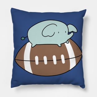 Tiny Elephant and Football Pillow