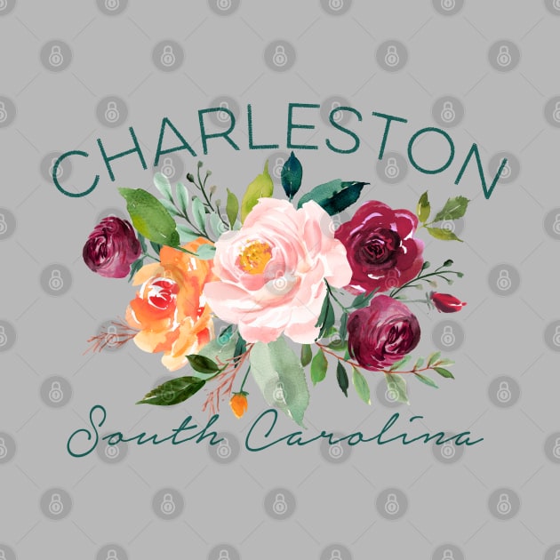 Charleston SC Pretty Garden Roses Women Girls Gardeners by Pine Hill Goods